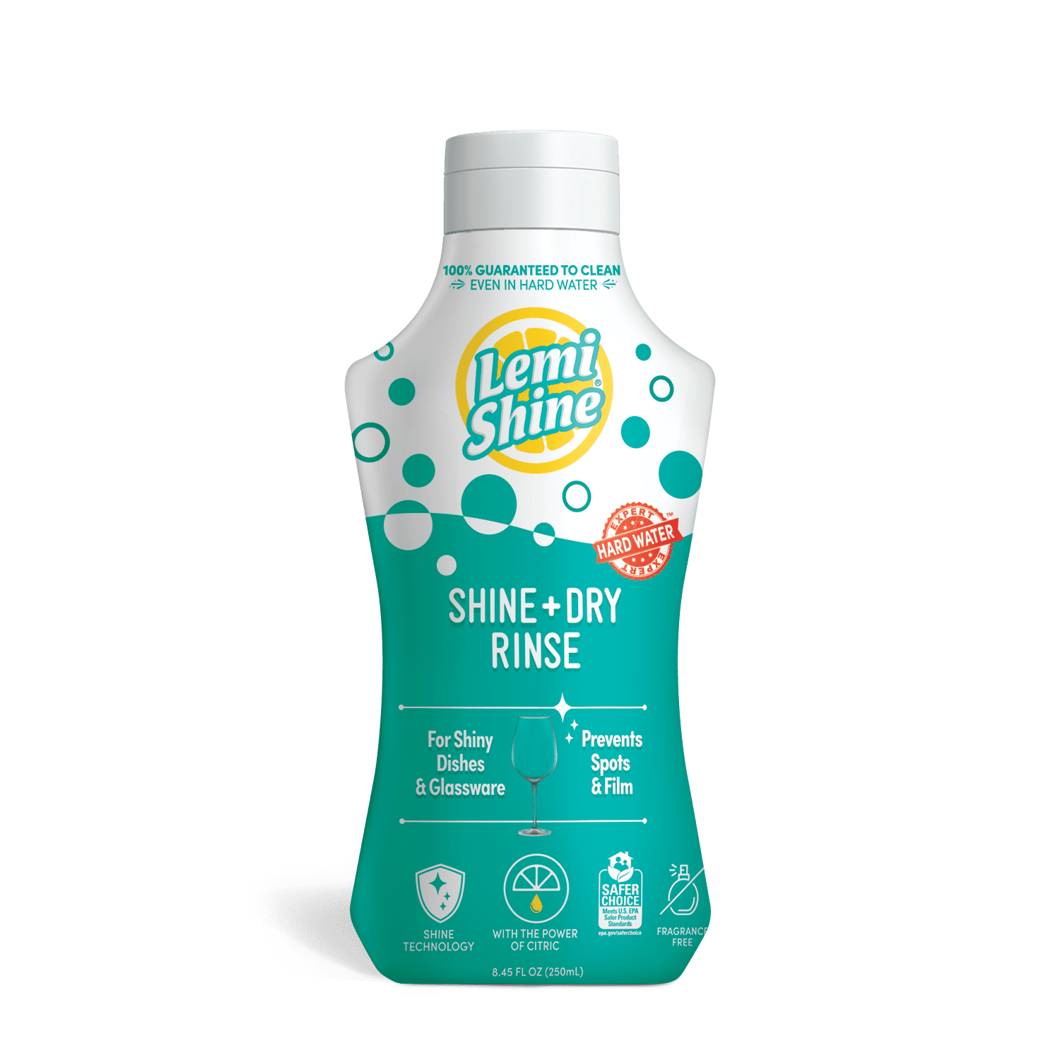 Lemi Shine Liquid Rinse Agent, Lemon Scent, 8.45 Ounce