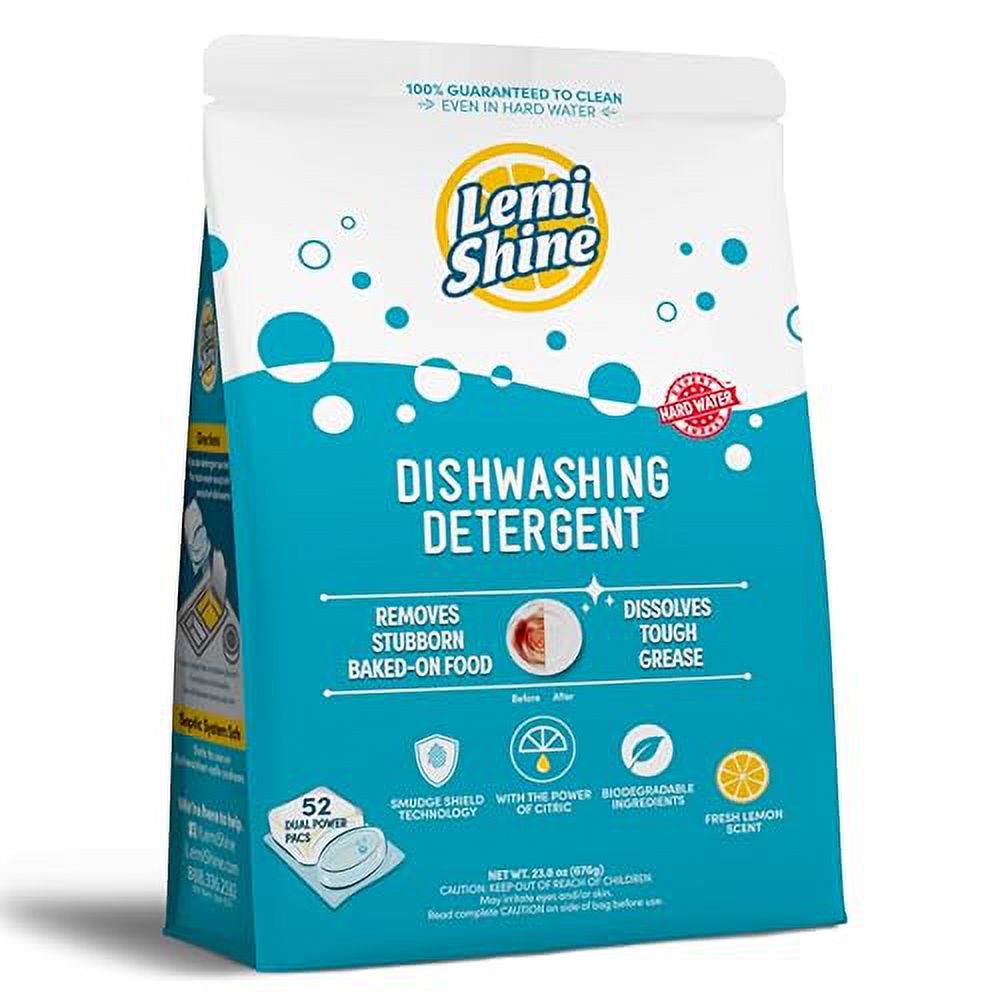 Lemi Shine Natural Dishwasher Pods AllInOne Powder & Gel Dishwasher