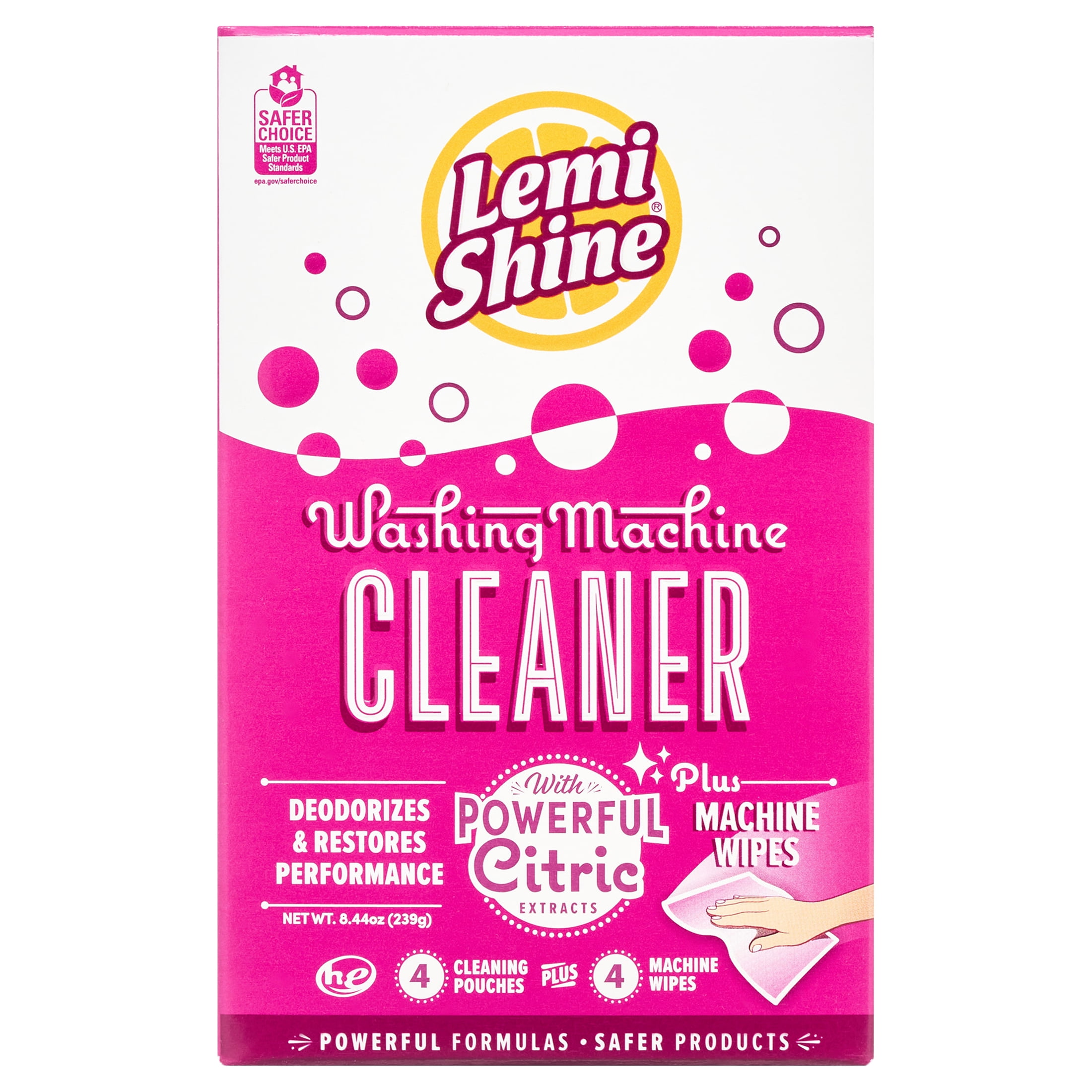Lemi Shine Washing Machine Cleaner Removes Build up and