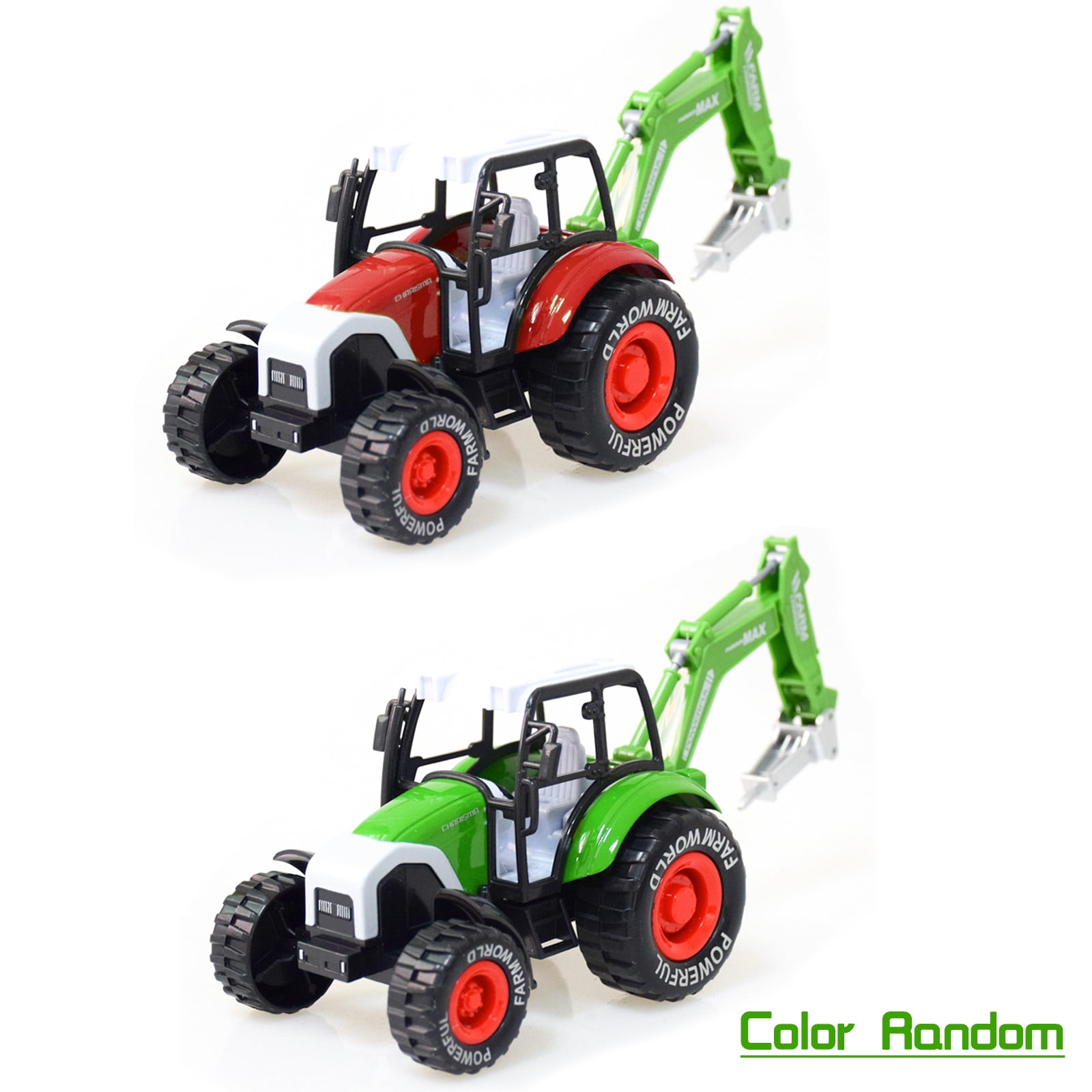 Lemical Kid's Farm Toys Realistic Tractor Vehicle Play, Car Educational Mini Farm Animals