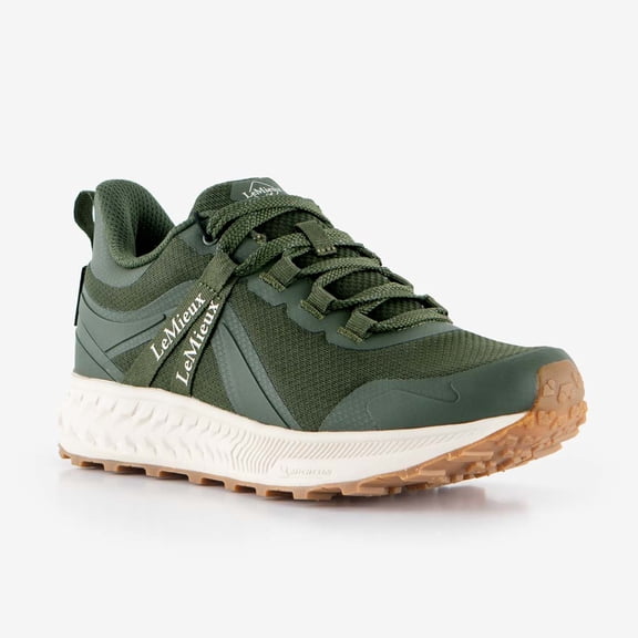 Lemieux Womens Trax Waterproof Sneaker 5 M Olive