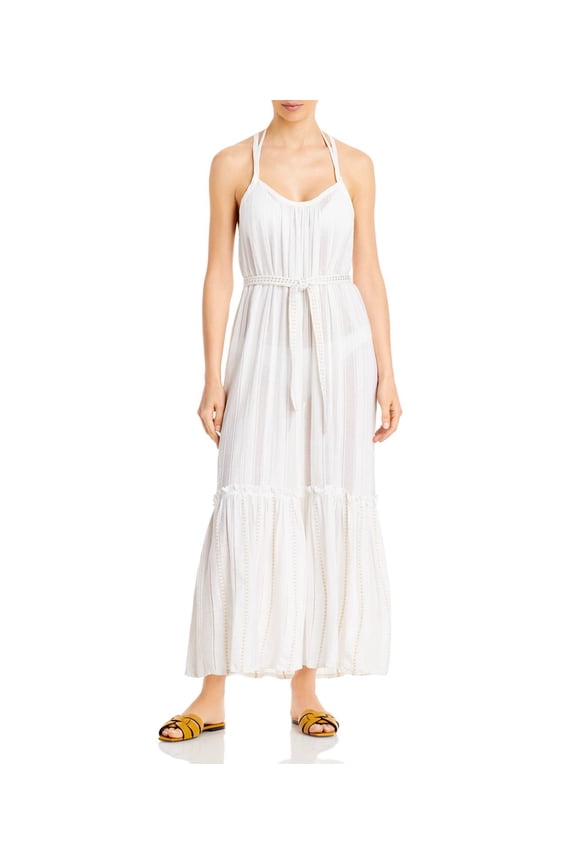 Kelali Maxi Dress Swim Cover-Up, White, X-Small