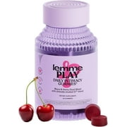 Lemme Play Daily Intimacy Gummies for Women, Cherry Flavored, 60 Count