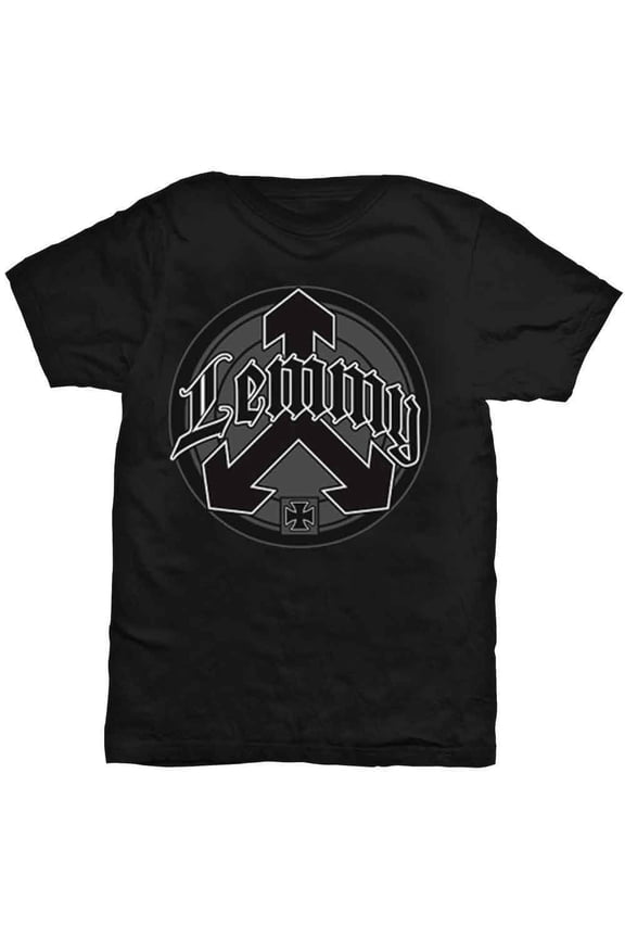 Lemmy Unisex T-Shirt Arrow Logo (Small)