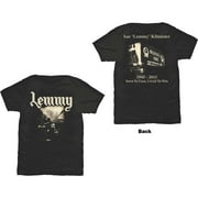 Lemmy Unisex T-Shirt Lived to Win (Back Print) (Small)