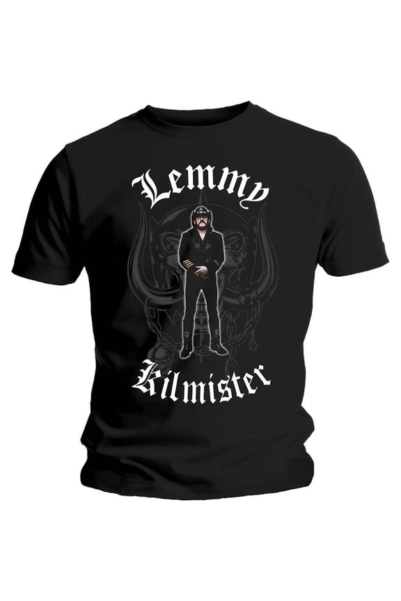 Lemmy Unisex T-Shirt Memorial Statue (Large)