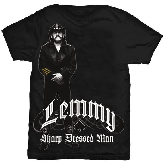 Lemmy Unisex T-Shirt Sharp Dressed Man (Medium)