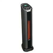 LemoHome Space Heater, 1500W Portable Electric Heater, Fast Quiet Tower Heater Infrared Heater Black