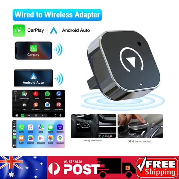 Lemohome 2025 USB Wireless CarPlay Adapter For iPhone Apple Wireless Dongle Plug Play