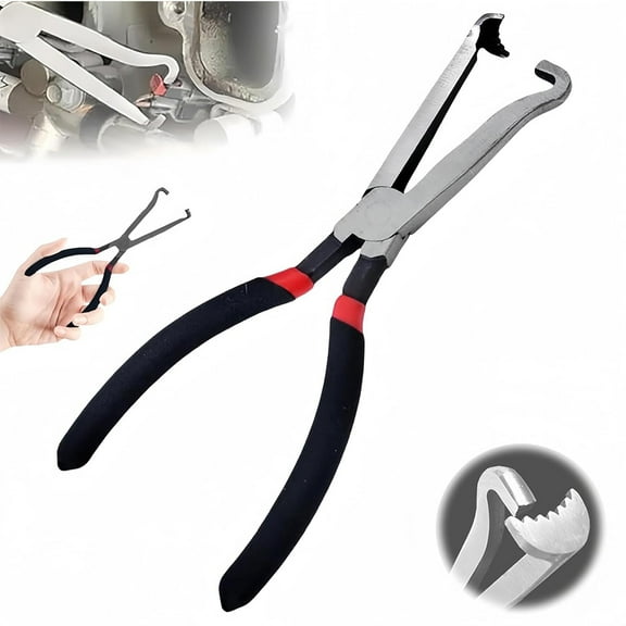 Lemohome 8Inch Electrical Disconnect Pliers Fuel Line Clip Spark Plug Removal Repair Tool