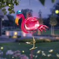 thumbnail image 1 of Lemohome Butterfly Flamingo Beetle Hummingbird Solar Outdoor Hanging Lantern Creative, 1 of 7