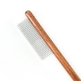 thumbnail image 1 of Lemolego Solid Wood Pet Comb - Grooming Tool for Cats, Dogs, and Rabbits (29 Round Teeth), 1 of 9