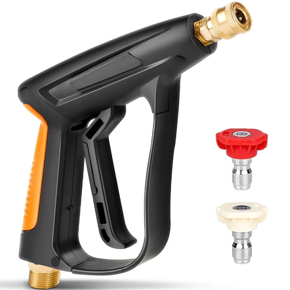 Lemolifys Powerful Pressure Washer with Dual-Purpose Adjustable Nozzle, Ideal for Car/Yard Cleaning