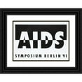 thumbnail image 1 of Lemon 18x14 Black Ornate Wood Framed Double Matted Museum Art Print Titled - Aids, Symposium Berlin ‘ 91 (1991), 1 of 5