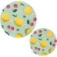 thumbnail image 1 of Lemon 2 Pack Pot Holders Trivets, Heat Resistant Hot Pads for Kitchen Table Decoration Trivets for Hot Dishes/Pot/Bowl/Teapot/Hot Pot Holders, 7" + 9.45", 1 of 7