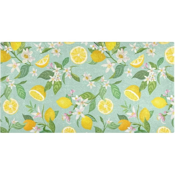 Lemon 39" x20" Soft and Absorbency Bathroom Rugs, Fast Drying Machine Washable Bath Mat for Bathroom Kitchen Bathtub Home Decorations
