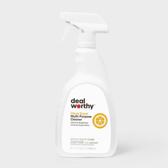 Lemon All Purpose Cleaner - 32 fl oz Spray Bottle, Liquid, Multi-Surface Use