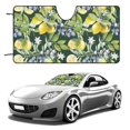 Lemon And Olive Tree Branches with Fruits Car Sun Shade Windshield