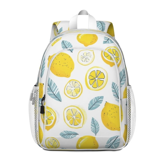 Lemon Backpack for School,Cute School Bag,Schoolbag with Adjustable Shoulder Straps & Padded Back,15"x11.42"x5.5"