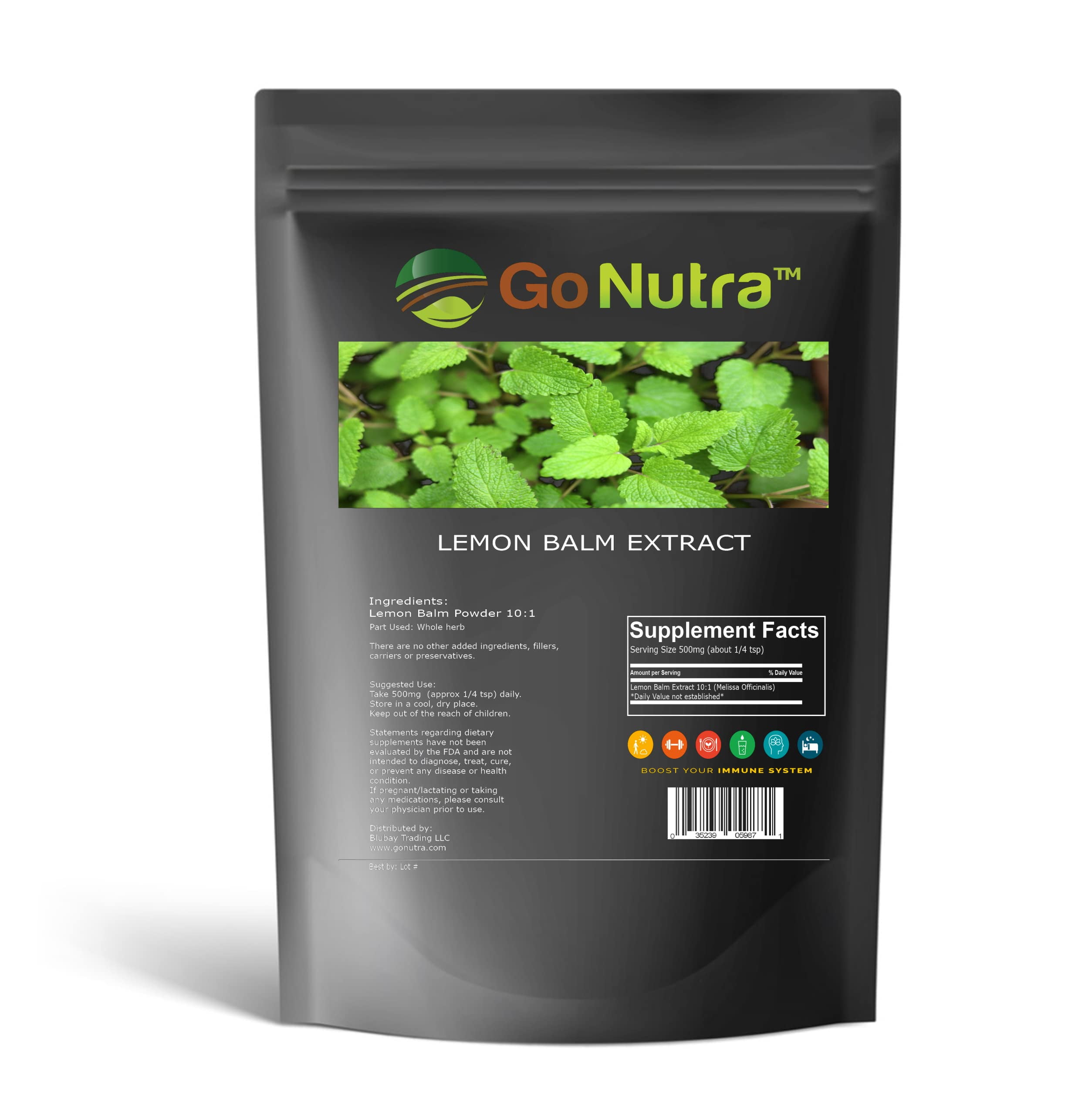 Lemon Balm Extract Powder 101 Strength Potent Melissa Herbal