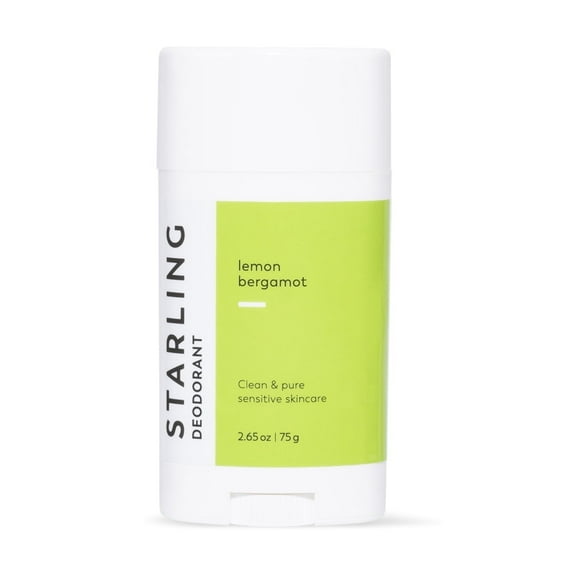 Starling Skincare Aluminum-Free Deodorant Stick, Lemon Bergamot, 2.2 oz