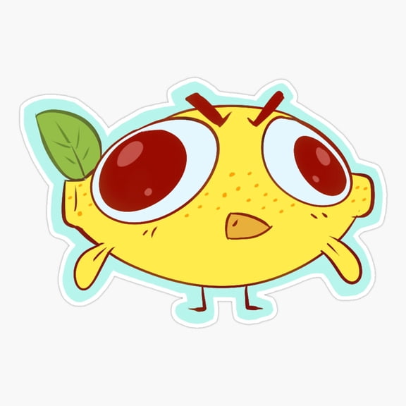Lemon Bird Er, Phone Decal Water Bottle Stickers Car Decals, Funny Birthday Gift