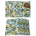thumbnail image 1 of Lemon Bird Placemats Set of 6, Spring Summer White Floral Leaf Branch Bird Yellow Lemon Green Non-Slip Place Mats Washable Table Mats for Kitchen Dining Table Decorations Indoor/Outdoor, 1 of 9