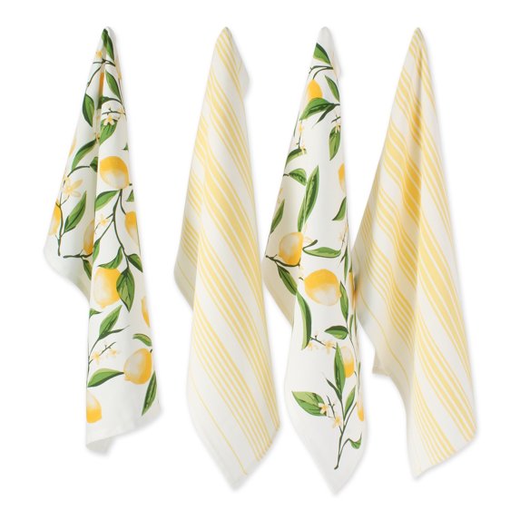 Lemon Bliss Dishtowel 18x28", 4 Pieces
