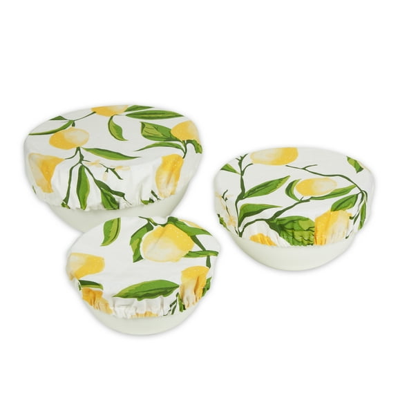 Lemon Bliss Print Dish Cover (Set of 3)