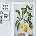 thumbnail image 1 of Lemon Blossom Illustration Door Curtain Nordic Living Room DoorCurtain Porch Partition Curtain Kitchen Rative Half Curtain, 1 of 4