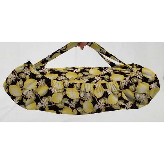 Lemon Blossoms Casserole Baking Pan or Pie Plate Cozy and Carrier by Penny's Needful Things (Large Casserole Carrier)