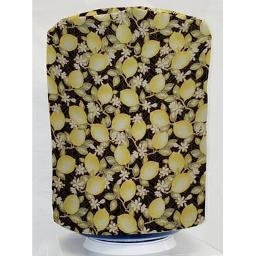 Lemon Blossoms Water Bottle Cover by Penny's Needful Things (5 Gallon Cover)(Down Spout)