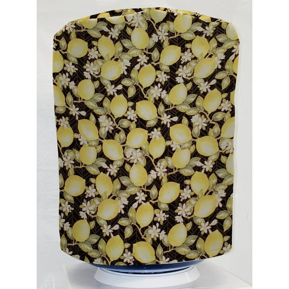 Lemon Blossoms Water Bottle Cover by Penny's Needful Things (5 Gallon Cover)(Down Spout)