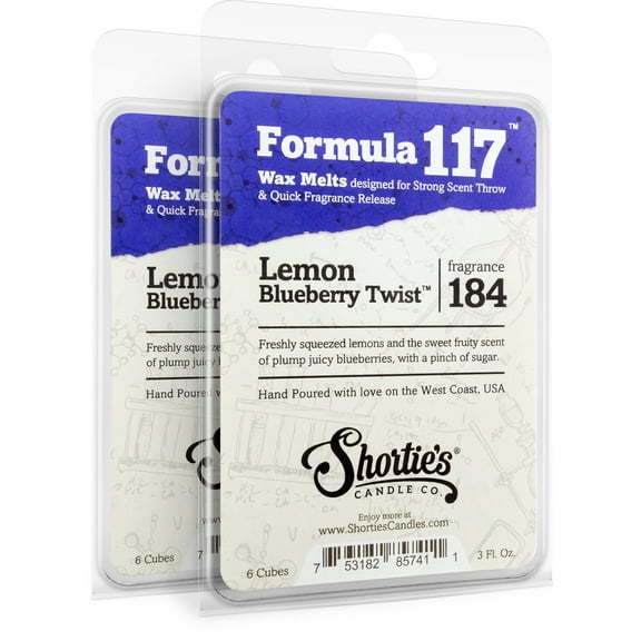 Lemon Blueberry Twist Wax Melts Multi Pack - Highly Scented + Natural Oils - Shortie's Candle Company
