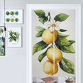 thumbnail image 1 of Lemon Branch With Flowers Door Curtain Nordic Living Room DoorCurtain Porch Partition Curtain Kitchen Rative Half Curtain, 1 of 4