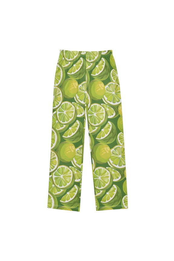 Lemon Christmas Pajama Pants Soft and Lightweight Elastic Waistband Christmas Pajama Pants
