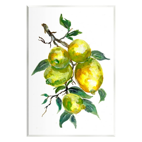 Lemon Citrus Fruit Tree Food & Beverage Graphic Art Unframed Art Print Wall Art