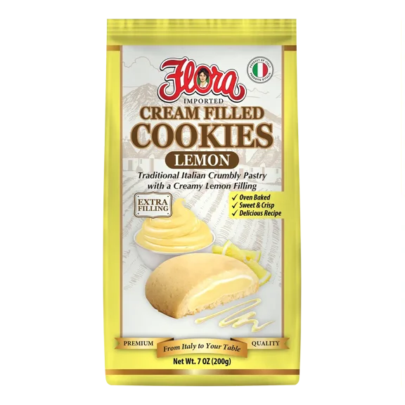 Lemon Cream Filled Cookies