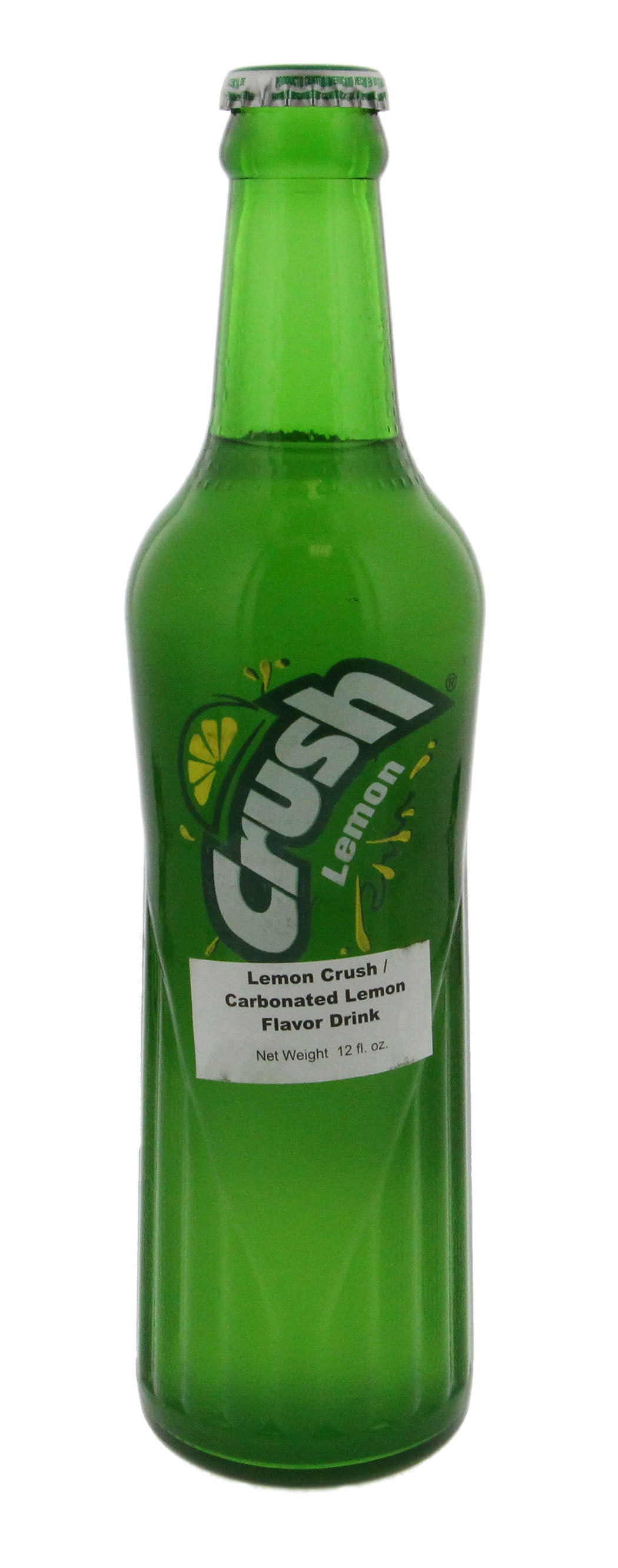 Lemon Crush Drink 12 oz Refresco de Limon (Pack of 24)