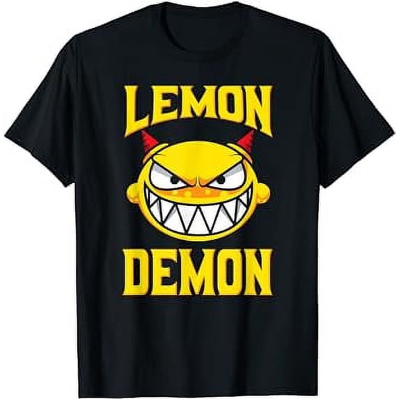 Lemon Demon Funny Lemon Fruit Juice Quote Lemonade T-Shirt