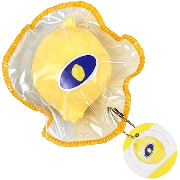 Lemon Design Squishy Fidget Toys for Adults Desk Accessory Sensory Gadget Office Tactile Resilient Texture 1 Pack