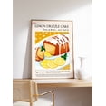 thumbnail image 1 of Lemon Drizzle Cake Poster, Stretched Canvas 12x16in, 1 of 4