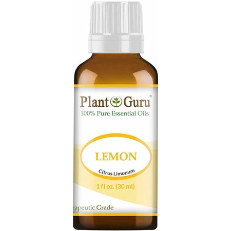 Lemon Essential Oil 1 oz. / 30 ml. 100% Pure Natural Undiluted Therapeutic Grade Cold Pressed From Fresh Lemon Peel, Great for Aromatherapy Diffuser, Relaxation and Calming, Natural Cleaner.