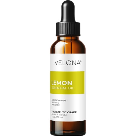Lemon Essential Oil by Velona - 2 oz | Therapeutic Grade for Aromatherapy Diffuser