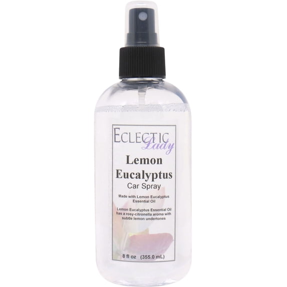 Lemon Eucalyptus Car Spray by Eclectic Lady, 16 ounces