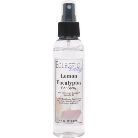 Lemon Eucalyptus Car Spray by Eclectic Lady, 4 ounces
