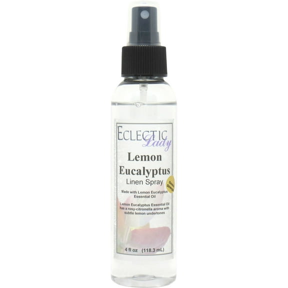 Lemon Eucalyptus Linen Spray (Double Strength), 4 ounces, Made With Lemon Eucalyptus Essential Oil