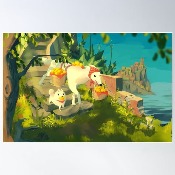 Lemon Farming Poster Wall Art, Modern Wall Decor For Living Room Bedroom, 24x36 UNFRAMED