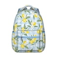 thumbnail image 1 of Lemon Flare Backpack - Roomy University Bag with Multiple Compartments, Fashionable Design for College Students, Cheerful Citrus Gift, 1 of 6