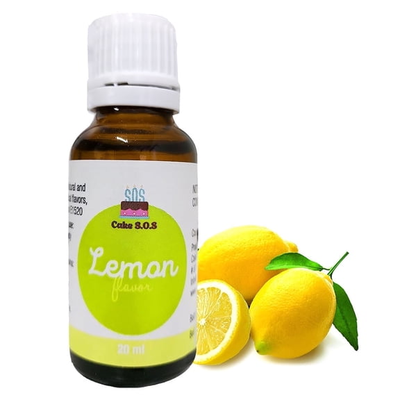 Cake S.O.S Lemon Liquid Flavoring, 0.68 fl oz (20 ml)